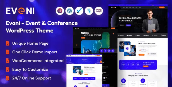 Eveni – Event & Conference WordPress Theme