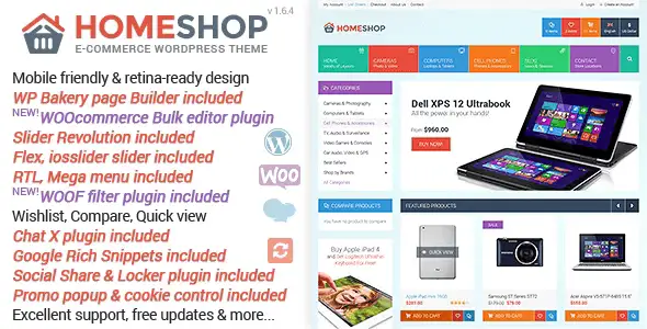 Home Shop – WooCommerce Theme WordPress