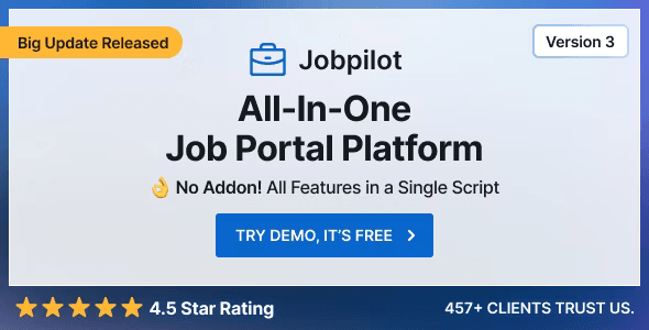 Jobpilot – Job Portal Laravel Script PHP