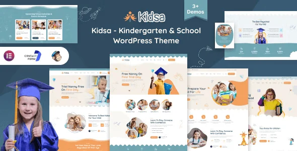 Kidsa – Kindergarten & School WordPress Theme