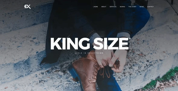 King Size – Creative Portfolio HTML Template