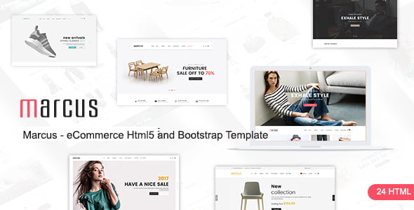 Marcus – Multipurpose WooCommerce and Magento HTML5 and Bootstrap Template