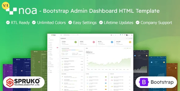 NOA – Bootstrap 5 Admin & Dashboard Template