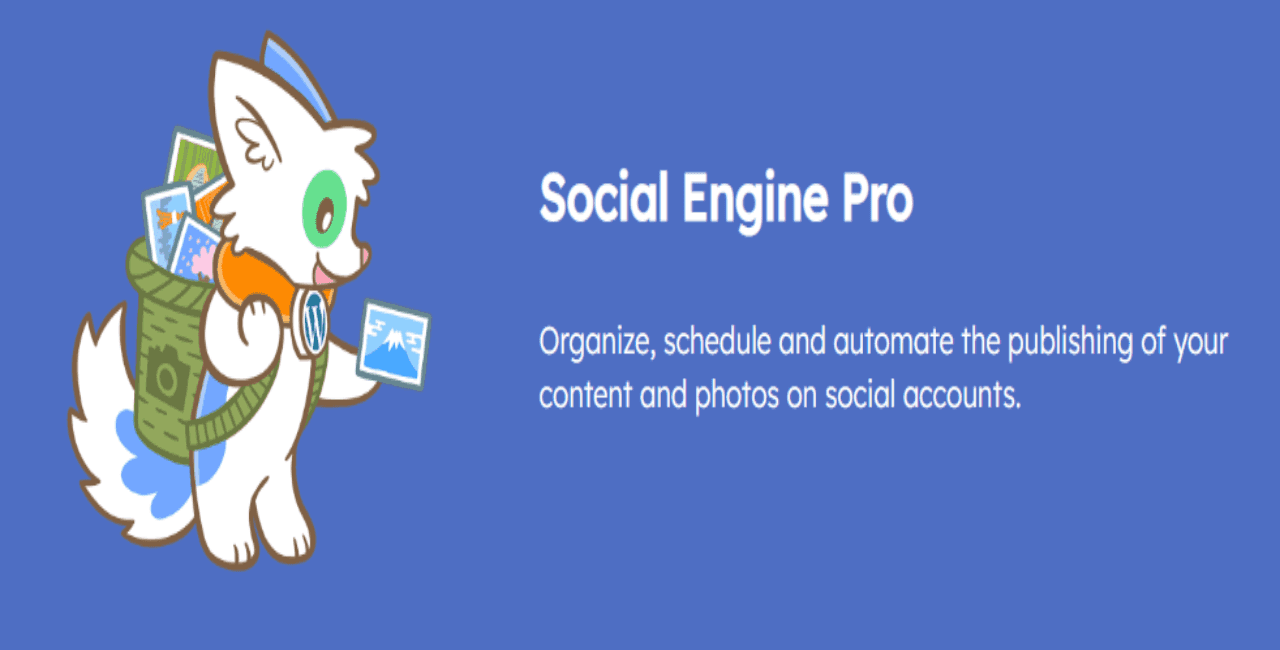 Social Engine – Schedule Social Media Posts (Pro) WordPress Plugin