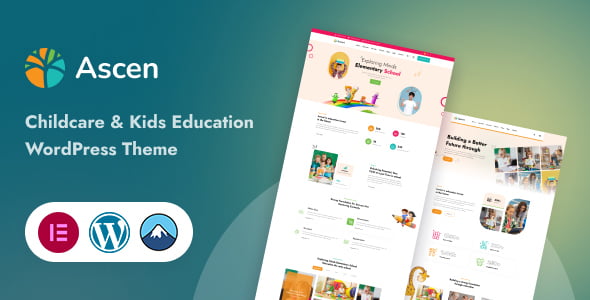 Ascen – Childcare & Kids Education WordPress Theme