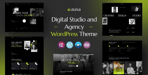Auxa – Digital Studio and Agency WordPress Theme
