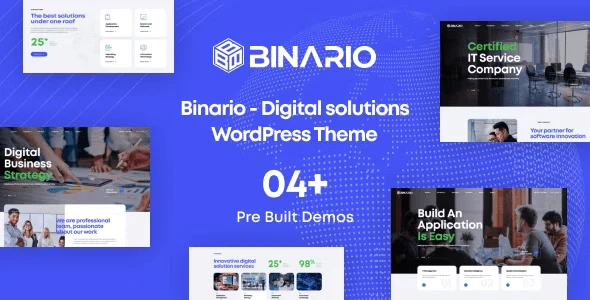 Binario – Digital Solutions WordPress Theme