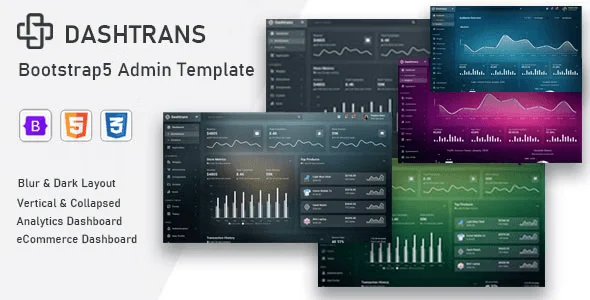 Dashtrans – Bootstrap5 Admin Template HTML