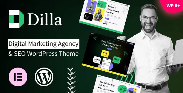 Dilla – Digital Marketing Agency & SEO WordPress Theme