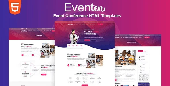 Eventen – Event Conference HTML Template