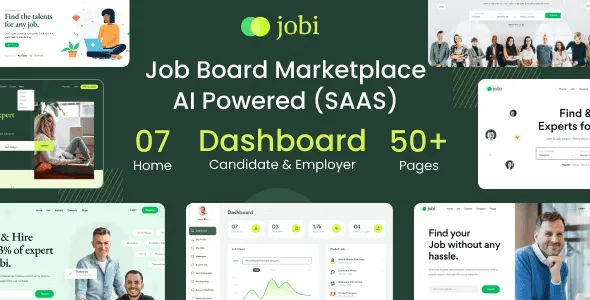 Jobi – Job Board Marketplace – AI Powered (SAAS) PHP Script