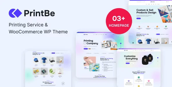 PrintBe – Printing Service & WooCommerce WordPress Theme