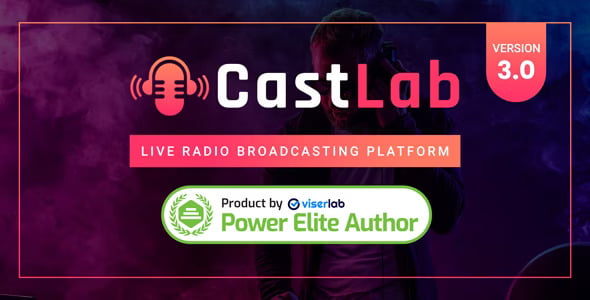 CastLab – Live Radio Broadcasting Platform PHP Script