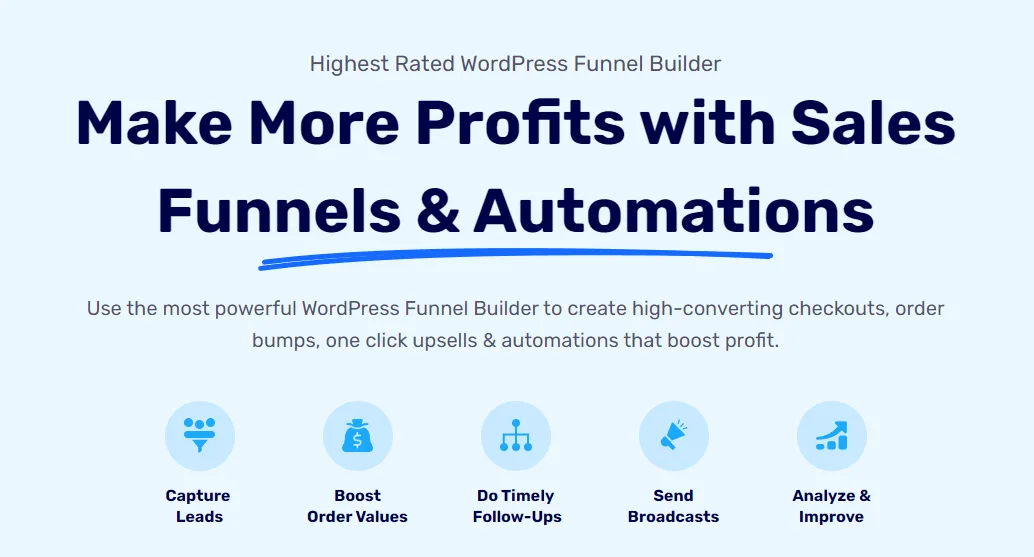 FunnelKit Funnel Builder Pro – Optimize WooCommerce Checkout with Aero WordPress