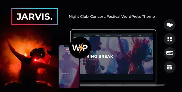 Jarvis – Night Club, Concert, Festival WordPress Theme