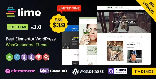 Limo – Multipurpose WooCommerce Theme WordPress