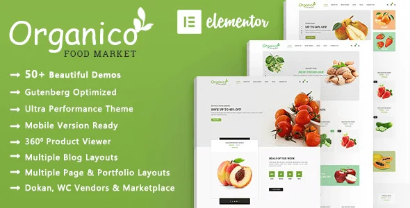 Organico – Organic Food WooCommerce WordPress Theme