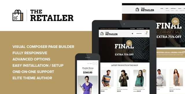 The Retailer – eCommerce WordPress Theme for WooCommerce