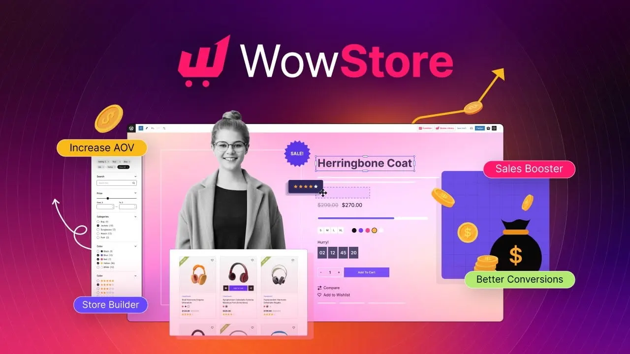 WowStore Pro – #1 Gutenberg WooCommerce Store Builder WordPress Plugin