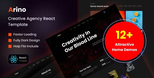 Arino – Creative Agency React Template