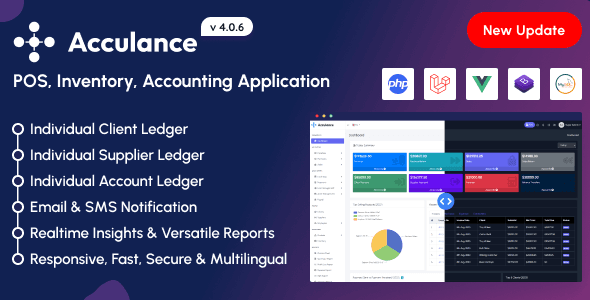 Acculance  – Ultimate Sales, Inventory, Accounting Management System PHP