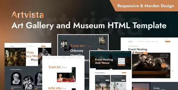 Artvista – Art Gallery And Museum HTML Template