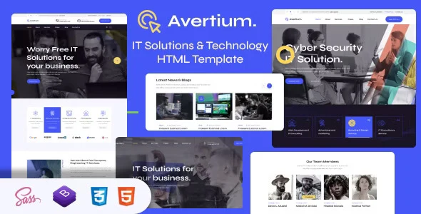 Avertium – IT Solutions & Technology HTML Template