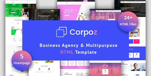 Corpoz – Business Agency Multipurpose HTML Template