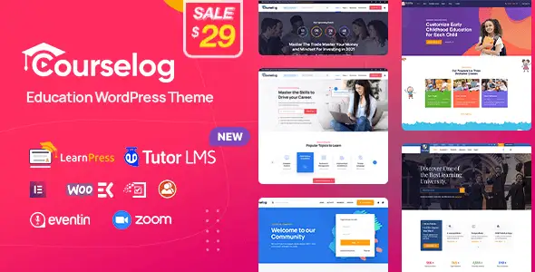 Courselog – Education WordPress Theme