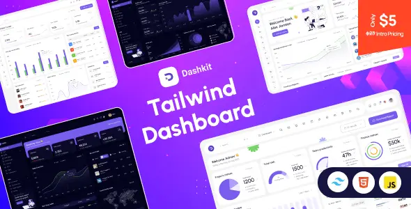 Dashkit – Tailwind CSS Multi Admin Dashboard HTML Template