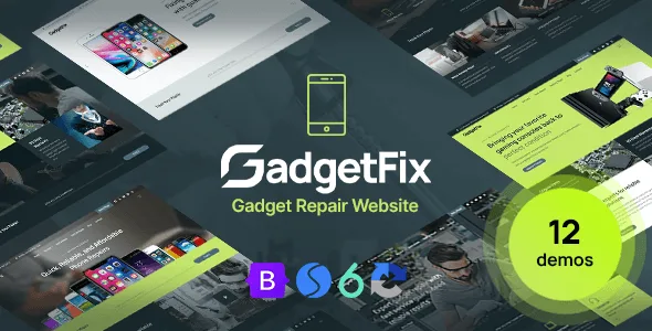 Gadgetfix – Phone and Gadget Repair Service Website Template HTML