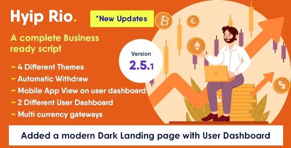 Hyip Rio – Advanced Hyip Investment Scheme With Ranking System PHP