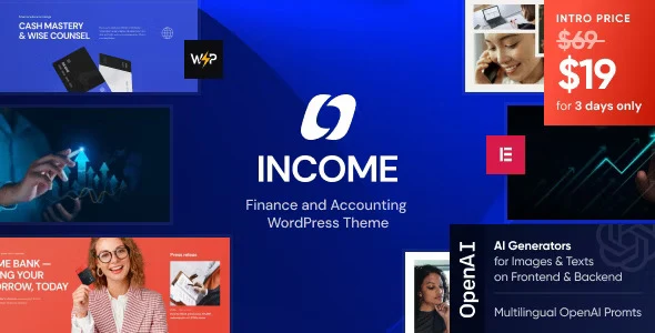 Income – Finance & Consulting Business WordPress Theme