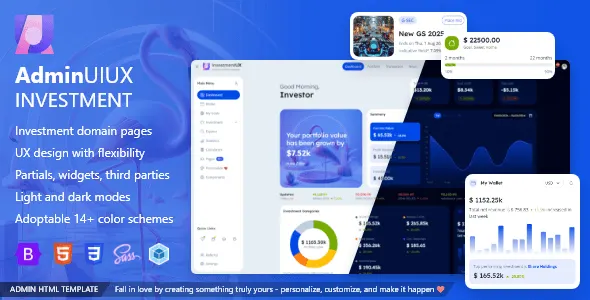InvestmentUIUX – Bootstrap 5 Admin Dashboard HTML Template