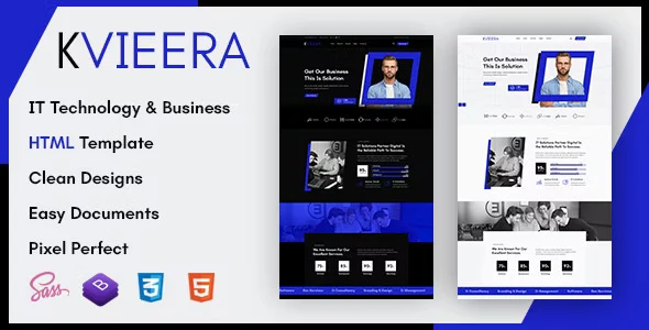 Kvieera – IT Technology & Business HTML Template