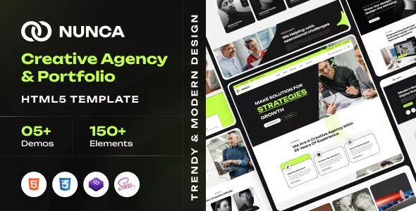 Nunca – Creative Agency & Portfolio HTML5 Template