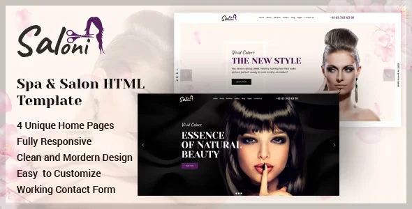 Saloni – Spa and Salon HTML Template