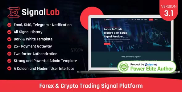 SignalLab – Forex And Crypto Trading Signal Platform PHP