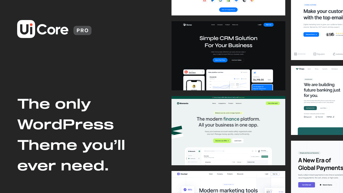 UiCore PRO WordPress Theme