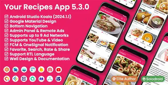 Your Recipes App e Admin PHP Script