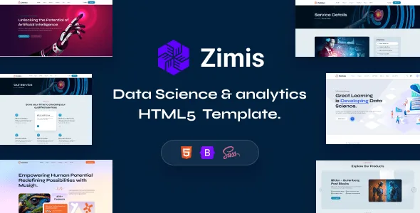 Zimis – Data Science & Analytics HTML5 Template