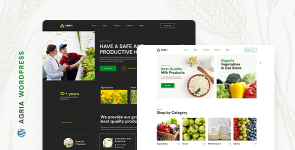 Agria – Agriculture WordPress Theme