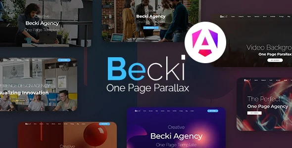 Becki – Creative Parallax One Page Angular Template