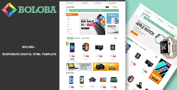 Boloba – Electronics Store eCommerce HTML Template