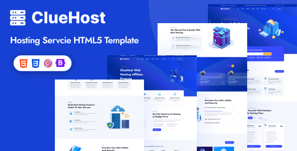 ClueHost – Hosting HTML5 Template