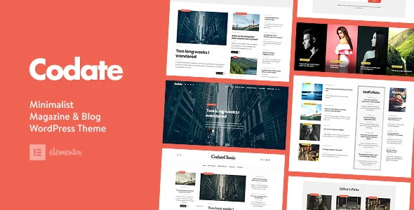 Codate – Modern Magazine and Blog WordPress Theme