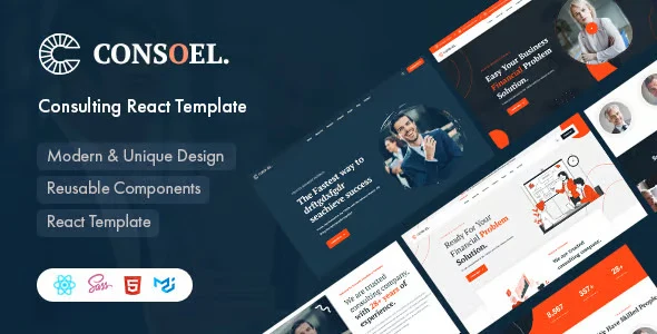 Consoel – Consulting Business React Template