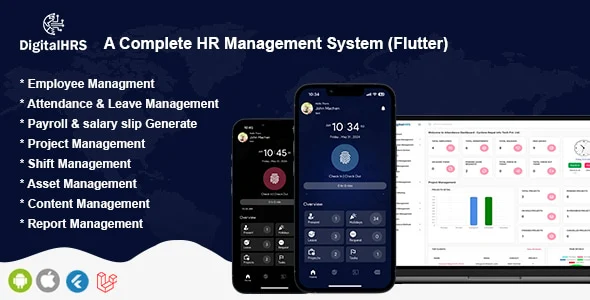 DigitalHR – A Complete HR Management System (Flutter)