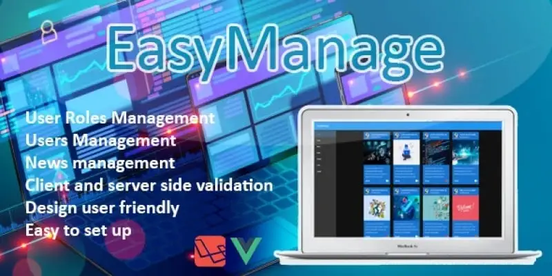 EasyManage – Laravel Starter Kit PHP