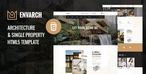 EnvArch – Architecture and Single Property HTML5 Template